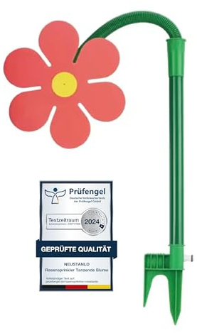 Neustanlo | Rasensprinkler Tanzende Blume | farblich Sortiert | Bewässerung Sprenger beweglich | der ideale Spaß für den Garten