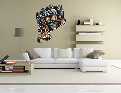 INDIGOS Wandtattoo, Bunt