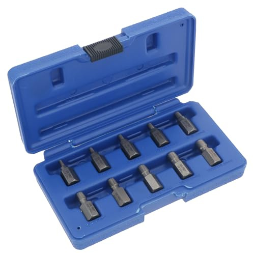 Espárrago roscado de 1/2 conjunto extractor extractor de rosca inversa fácil 3-11mm 10PC077