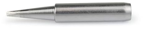 QUICK Straight Soldering Tip, Chisel-Shaped, 1.6 mm Wide for Soldering Station 3103/3104/TS1100