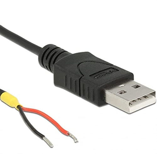 DeLOCK 85664 Câble USB 2.0 Type A vers 2 x câble Ouvert 1,5 m Raspberry Pi