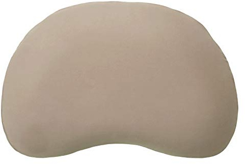 Edda Lux Bezug passend für Tempur Curve S (61 x 40 x 9,5 cm) und M (61 x 40 x 11 cm) Schlafkissen, formbeständiger Jersey Kissenbezug, aus 100% Baumwolle, in Sand