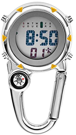 Taschenuhr mit Karabiner Avaner Unisex FOB Analog Quarzwerk Krankenschwesteruhr für Klettern Sport