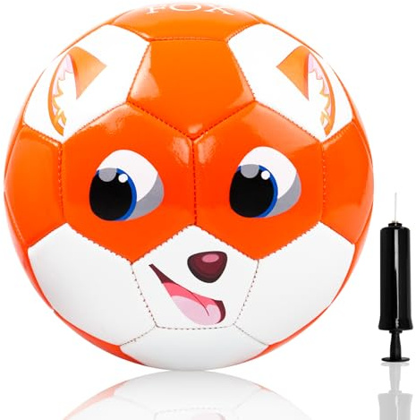 U&C Planet Toddler Football, Footballs Size 2, Mini Kids Ball, Football Gift for Baby 1 2 3 4 5 Years Old, Footballs Game for Boys Girls Children Yard Outdoor Indoor