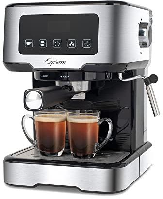 Capresso Café TS Touchscreen Espresso Machine, 50 ounces,Silver