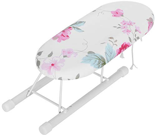 Mini Asse da Stiro, Asse da Stiro da Tavolo con Gambe Pieghevoli, Asse da Stiro Piccola con Fodera in Cotone, Mini Asse da Stiro Portatile per Casa, Viaggi, Cucito, Craft Room, Casa, Dormitorio(1#)