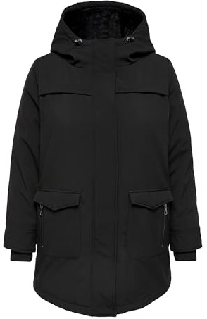 ONLY CARMAASTRICHT Softshell Parka OTW Noos Manteau Fonctionnel, Noir, M Femme