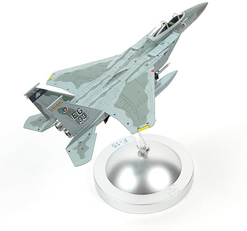 NUOTIE 1/100 F-15C Eagle Metall Flugzeug Modellbausätze mit Ständer Gulf Spirit Diecast Alloy Fighter Modell Jet Military Aircraft Collection für Erwachsene Display oder Geschenk