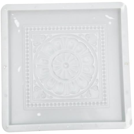 BESTonZON Stampo Per Cemento e Mattoni in Plastica Antiscivolo 40x40x3,5cm, Forma Fai Da Te Per Pavimentazione Da Giardino e Passaggio in Stile Antico Cinese