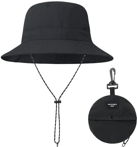 BBXWANG Packbarer Bucket Hat für Damen, Leichter Fischerhüte, Verstellbarer Schlapphut, Sonnenhut Herren