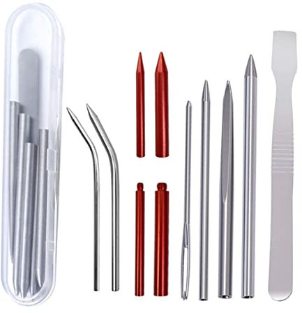 VILLFUL Aiguille à Tisser Pour Bracelets Kit De Lissage De Coutures Pour Enfiler La Dentelle Et Paracorde