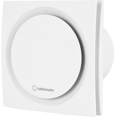 Turbionaire RING 120 SW Aspiratore Bagno, Doppia Aspirazione Perimetrale e Frontale, 120 mm, Bianco, Valvola di Non Ritorno, Protezione IPX4, Installazione a parete e soffitto