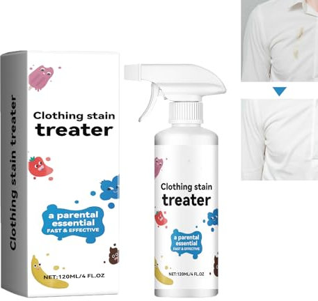 Tratamiento De Manchas De Ropa,Spray Quitamanchas Para Tejidos,Stain Treater Spray,Quitamanchas Para Ropa,Tratamiento De Manchas Para Lavandería,Quitamanchas Ropa Para Vino,Chocolate,Tomate,Grasa