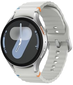 Samsung Galaxy Watch7 3,81 cm [1,5] AMOLED 44 mm Digital 480 x 480 Pixel Touchscreen Silber Wi-Fi GPS [Satelliten] (Galaxy Watch 7 44 mm BT Silber)