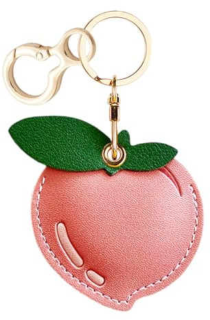 AirTag Leder Keyring Schutzhüllen, Kratzfeste Apple Air Tag Hülle mit Schlüsselring, schützende GPS Tracker Hülle für Geldbörsenschlüssel