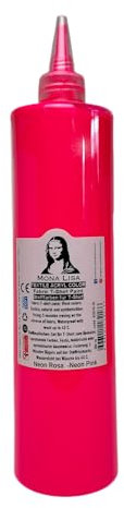 Teinture pour tissu 500 ml. Teinture textile résistante au lavage. Couleur pour tissus clairs. Lavable en machine, résistante au lavage, rose fluo