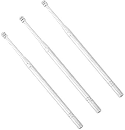 FRCOLOR Pinzas de Acero Inoxidable Fácil de Usar Juego de 3 para Limpieza de Oídos, Diseño Espiral Portátil Masaje Relajante para Niños y Adultos Unisex