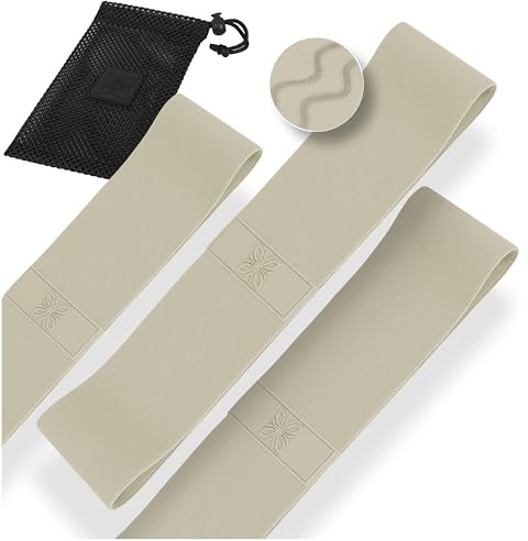 OMNANA® Hip Resistance Bands Set (3 pièces) - Bandes de résistance antidérapantes & élastiques - Bandes de Fitness pour la Musculation, l'entraînement des Jambes & des Fesses - Bandes en Tissu