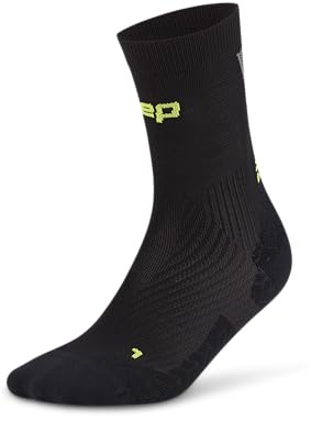 CEP - Leichte Laufsocken mit Kompression für Damen, Ultralight 4.0 Mid Cut, Kompressionssocken mit extra dünnem Gestrick für Laufprofis