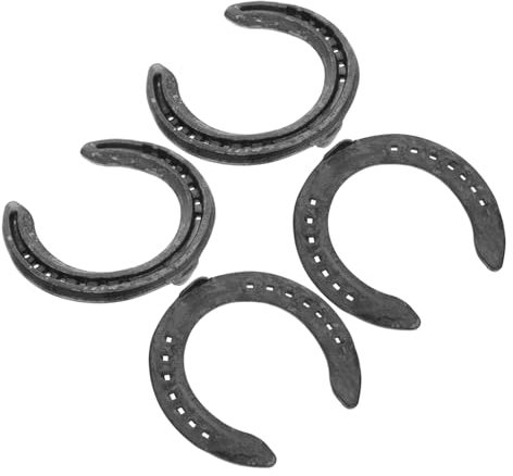 SEWOART 4stücke Eisen- Zum Basteln Reitwerkzeug Für Drinnen Und Draußen Bauernhaus Accessoires Glücksbringer Wandkunst Für Pferdeliebhaber