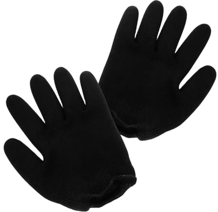 Healeved Guanti in Gel Idratanti per Mani Secche Maschera Rigenerante e Proprietà Schiarenti, Tessuto Confortevole per Uso Domestico da Viaggio,