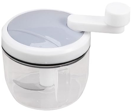 Strumento per aglio - Robot da cucina manuale, tritaverdure portatile | Taglierina aglio con manovella per tritare facilmente erbe, cipolle, frutta e noci durante la preparazione dei pasti a d