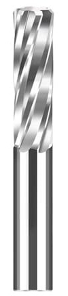 Chucking Reamer Set, Alesatore a 4 taglienti non rivestito, diametro 2,05-2,49 mm, scanalatura a spirale in metallo duro, 1 pezzo(2.43X20X50mm)