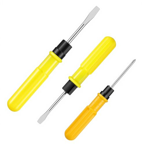 Small Screwdriver, 3Pcs Multi-Purpose Screwdriver Set Tool, Dual-Purpose Mini Screwdriver(3 Sizes)