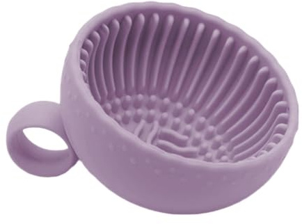 Cuenco Limpiador de Brochas de Maquillaje de Silicona de Esponjas de