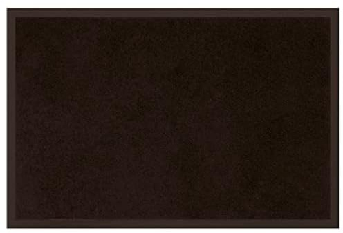 Douceur d'Intérieur, Tapis Rectangle (80 x 120 cm) Telio Noir, Anti-Poussière Uni