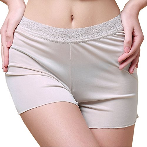 Paradise silke kvinnor silke stickad spets midjeband pojke ben leggings shorts