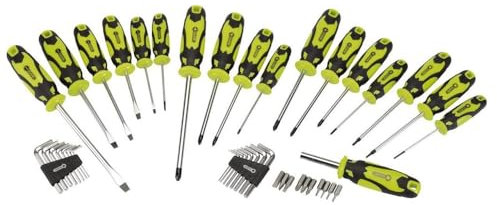 Draper 864/44/G Screwdriver/Hex Key and Bit Set, Blue, Set of 44 Piece