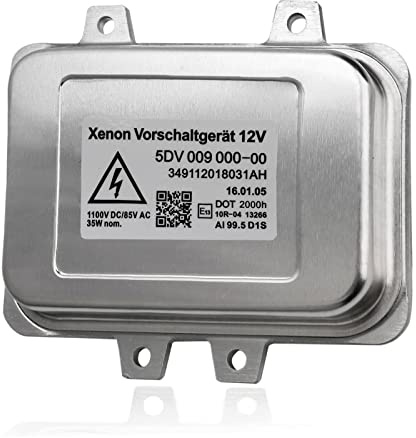 5DV 009 000-00 HID Xenon Headlight Ballast Control Unit Replacement for 2007-2014 Cadillac Escalade 2006-2009 BMW E60 2008-2014 Chrysler Town & Country -Replaces 5DV009000-00
