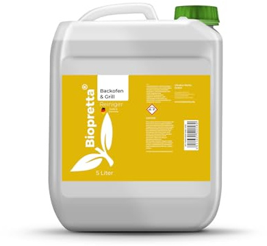 biopretta Grill- und Backofenreiniger Fettlöser für Grill Gasgill und Ofen schnell und einfach (5000ml)