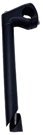 Colcolo Asta di Bicicletta Leggera, del Cigno Filettato, Forcella da 1 Pollice, BMX da 40 Mm per Morsetto per Manubrio da 25,4 Diametro, Black