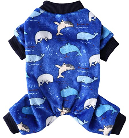 XIAOYU Wal Haustierkleidung für Hund Katze Pyjama Halloween Cosplay Weihnachtsoverall(XL)