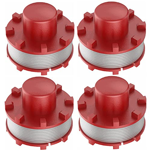 für Einhell Ersatzfadenspule GE-CT 36/30 Li E Fadenspule Ersatzspule für Einhell Rasentrimmer GE-CT 36/30 Li E Solo, AGILLO 36/255 BL, AGILLO 18/200 Rasentrimmerspulen (4 Stück)