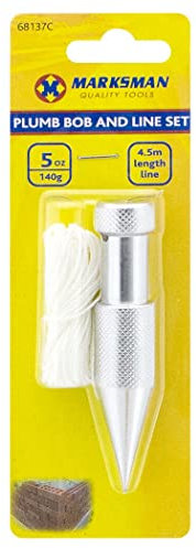 New Stainless Steel Plumb Plum BOB Weight and LINE Checking Set Building DIY KIT