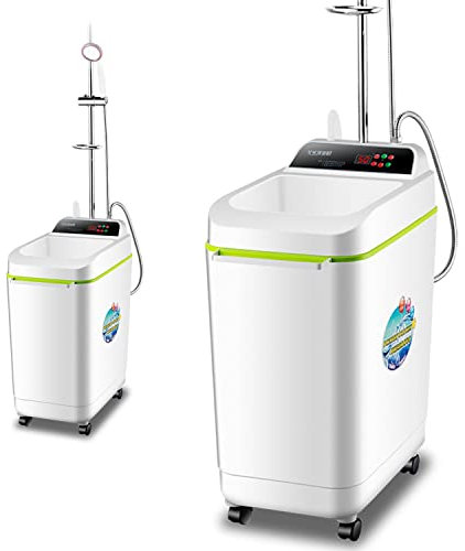 CUPLES Scaldabagno Istantaneo da Bagno 220V, Scaldabagno Elettrico, Senza Serbatoio, Macchina da Bagno Mobile Elettrica, con Lavandino per Doccia, 100 Litri, 2000W