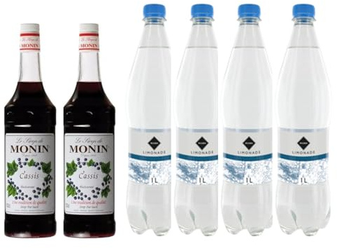 Lot sirop & limonade : Sirop - Cassis (2x1L)– Limonade Rioba (4x1L)