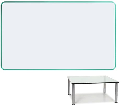 Glastisch Tischplatte Aus GehäRtetem, Glasplatte Eckig, Tisch Glasplatte Ersatzteil, Glasplatte, Glasscheibe Aus GehäRtetem Glas, Glasscheibe, Platte Glastisch, Tisch Glasplatte ( Size : 70x50cm )