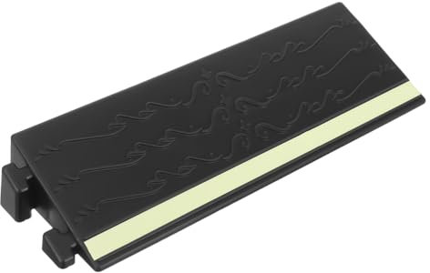 OUNONA Rubber Threshold Ramp for Indoor Use Anti-Slip Glow in the Dark Door Slope Pad Easy Installation for Robot Vacuum Cleaners Durable 25X4 Inch Mat