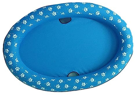 Mipcase Materassino Galleggiante Gonfiabile Pieghevole Per Piscina Per Animali Domestici Per Cani E Gatti Per Uso Domestico Allaperto