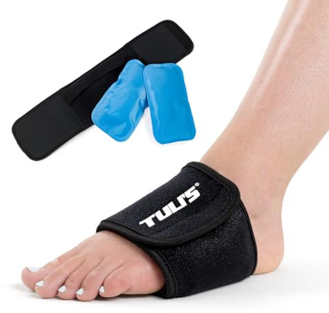Tuli's Fascia per terapia del piede, doppio sollievo caldo/freddo lenitivo per fascite plantare e dolore ai piedi, taglia unica