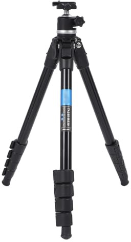 Luocute Camera Tripod Monopod with Center Column and Ball Head Aluminum, Horizontal Tripod Overhead Camera Mount for DSLR Video Camcorder Low Angle