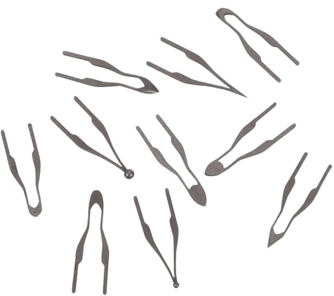 ULDIGI 10 Piezas consejos de pirograbado herramienta para quemar madera puntas de soldadura consejos sobre herramientas de pirograbado Dark Grey