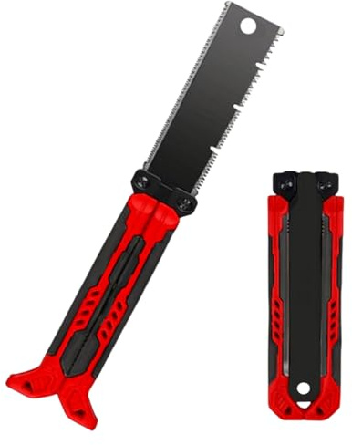 Portable Folding Saw, Small Folding Tool with Thickened Handle - Hand Tool - For Family Friends Men Furniture Floors Doors