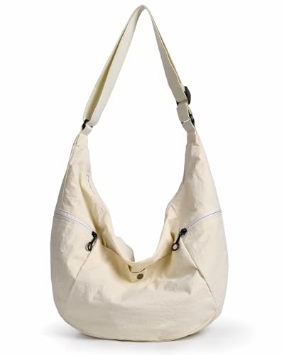 Kommodum - Borsa Mezzaluna Grande, Moon Bag a Tracolla Regolabile Unisex, Borsa Stile casual a Forma di Luna, Messenger Crossbody per Uomo Donna Km45 | Borsa Mezzaluna