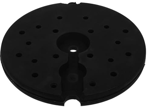 EXAOMBLE Base per Lampada da Terra in Plastica Nera, Blocco di Peso Heavy Duty che Previene Ribaltamento, come Supporto Stabile per Lampade da Tavolo