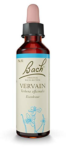 Original Bachblüten Tropfen Nr. 31 Vervain: Energie gezielter einsetzen mit der Bach-Blüte Eisenkraut, 20ml